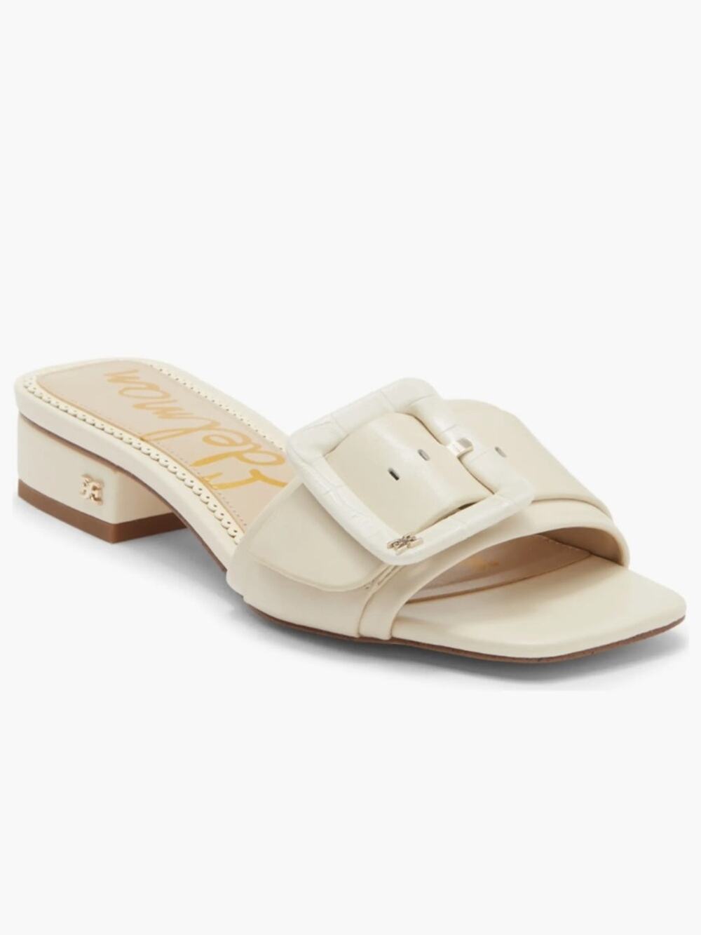 Sam Edelman Ivory Deacon Slide Sandal Size 5.5 New